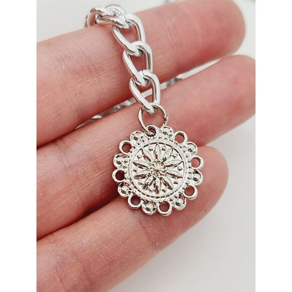 Retro Y2K Coin Belt 15-36" Layered 3 Strand Front Chain Cameo Coin Dangle Chic - Picture 5 of 12